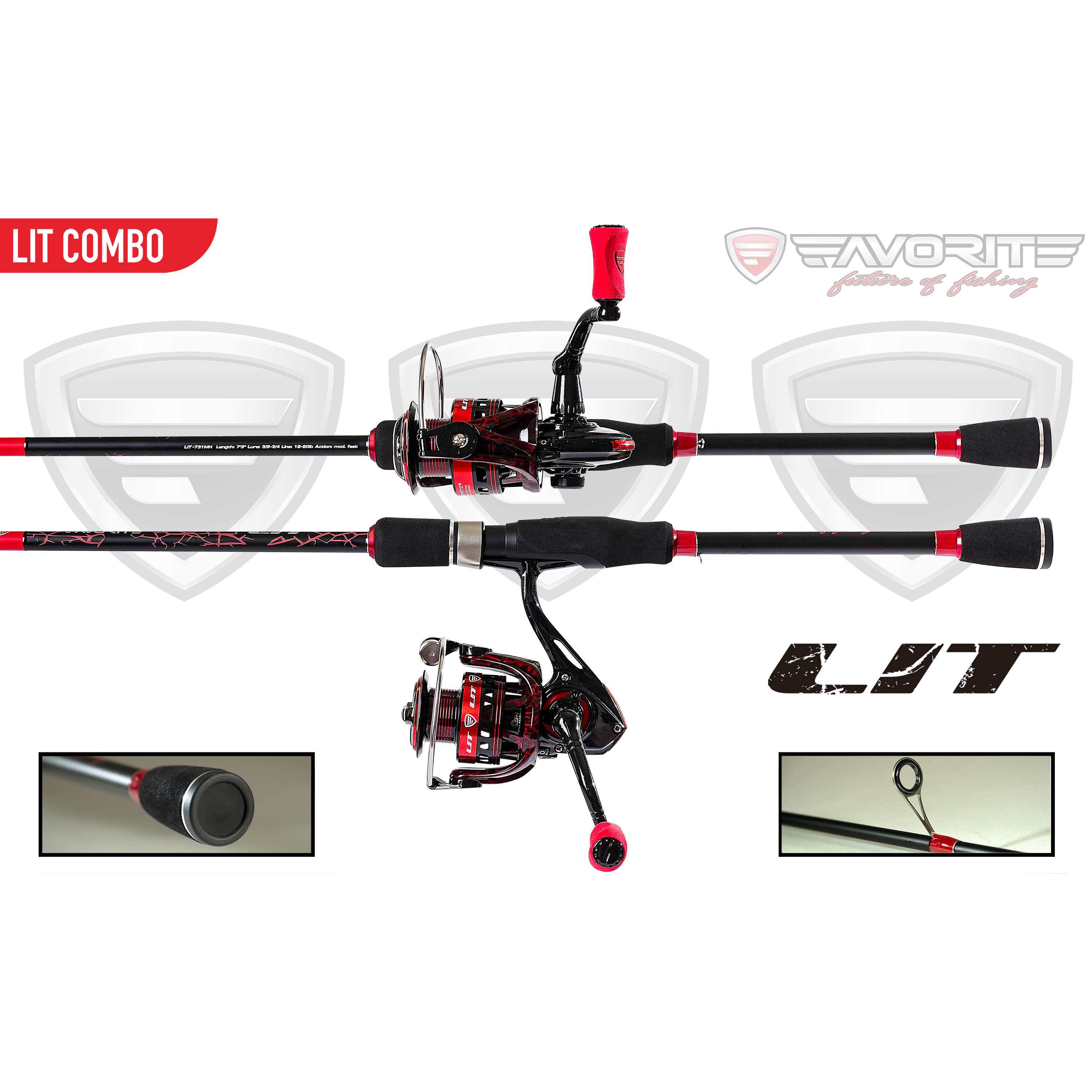 Favorite Fishing - Lit Spinning Combo