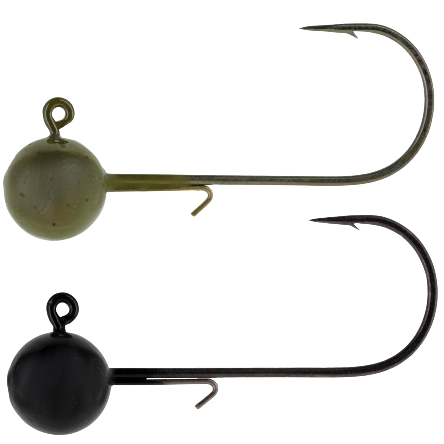 Reaction Tackle Lead Ball Jigs (10-Pack) – Premium Round Jig Heads for Stick Baits