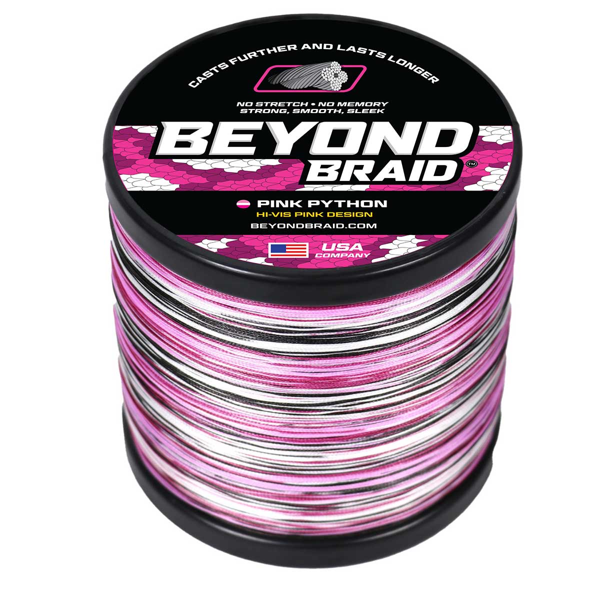 Beyond Braid Pro Grade Braided Fishing Line - 300 Yards