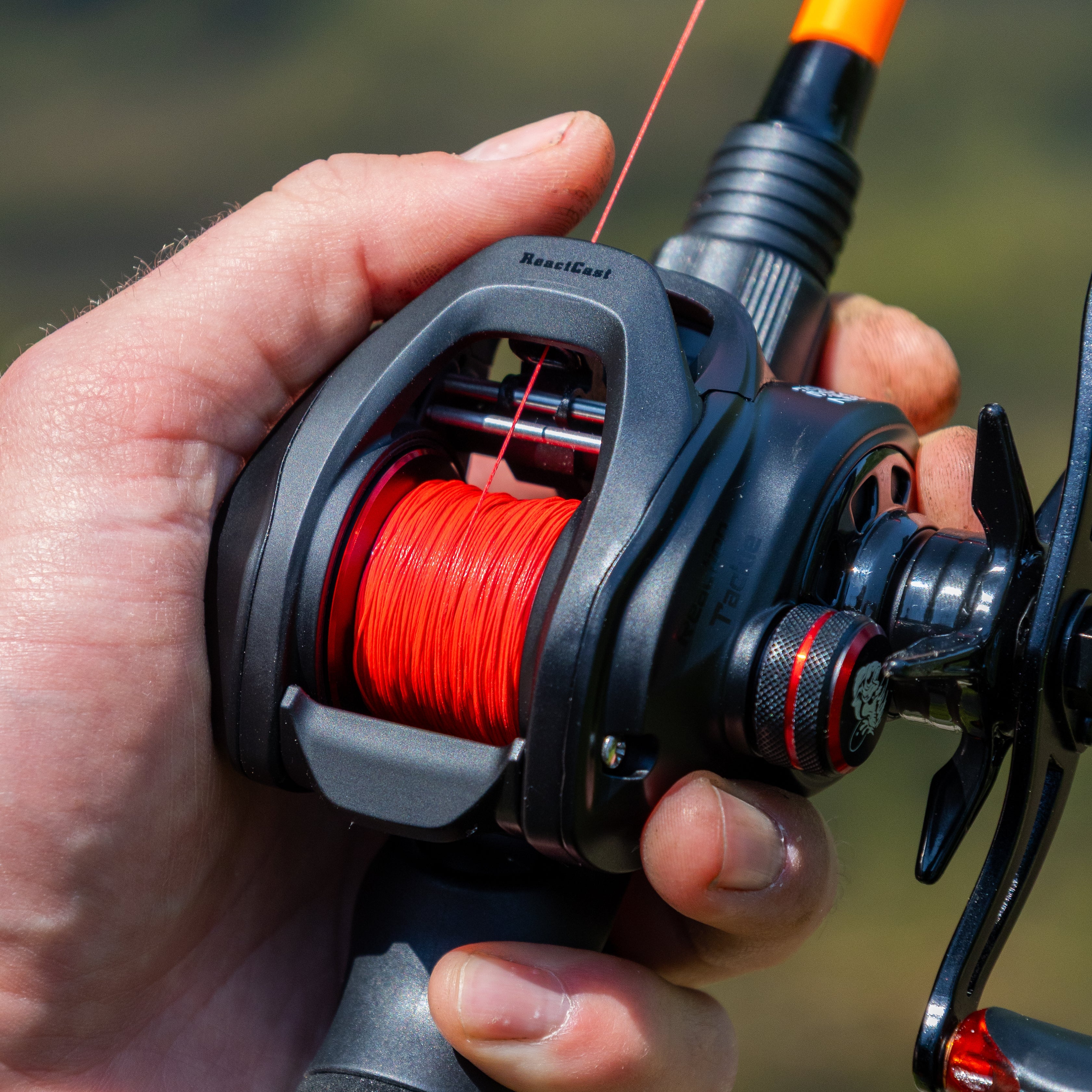 Reaction Tackle Baitcasting Fishing Reel – ReactCast Edition- High-Speed 7.3:1 Gear Ratio - NEW