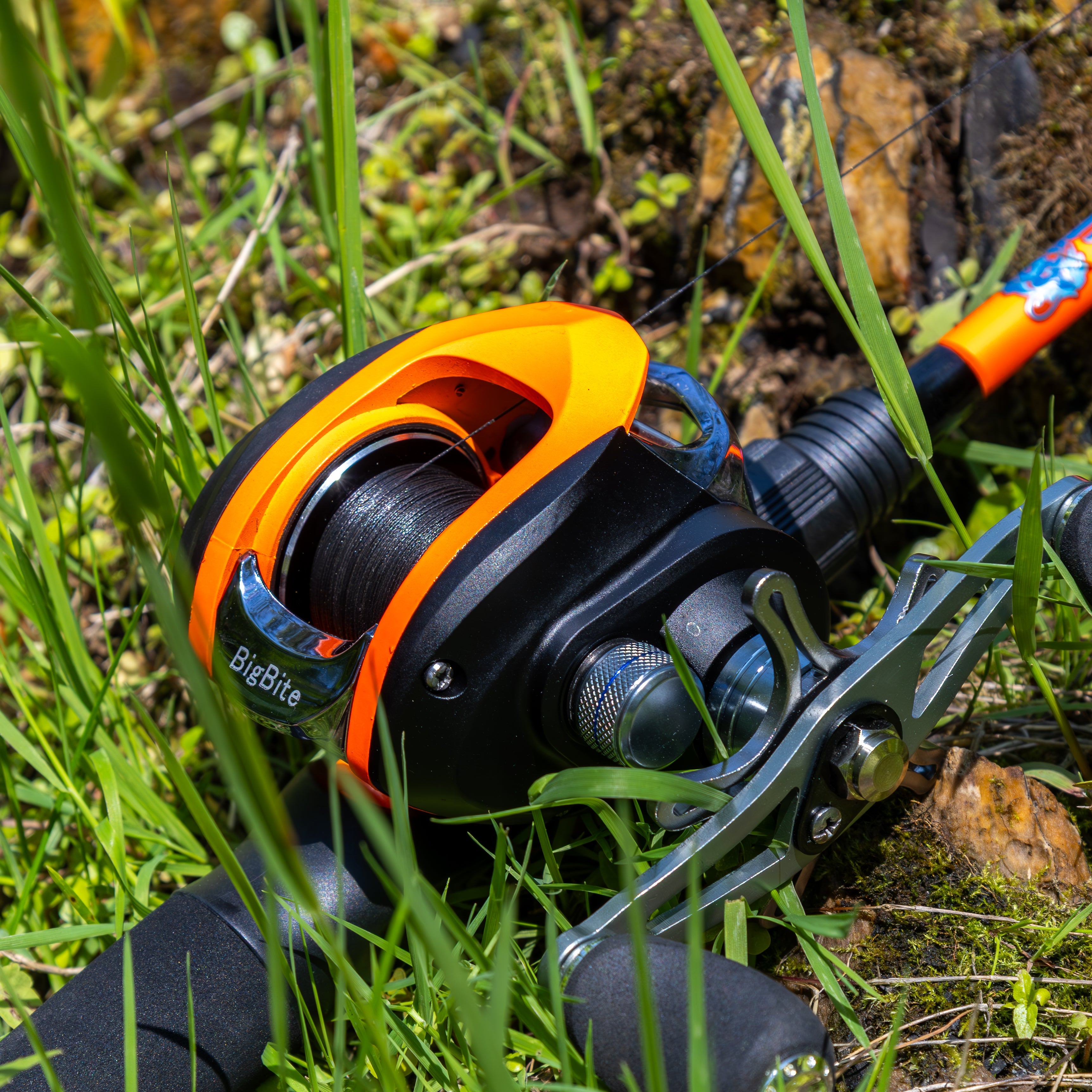 Reaction Tackle Fishing Rod and Baitcasting Reel Combo - Big Bite - NEW