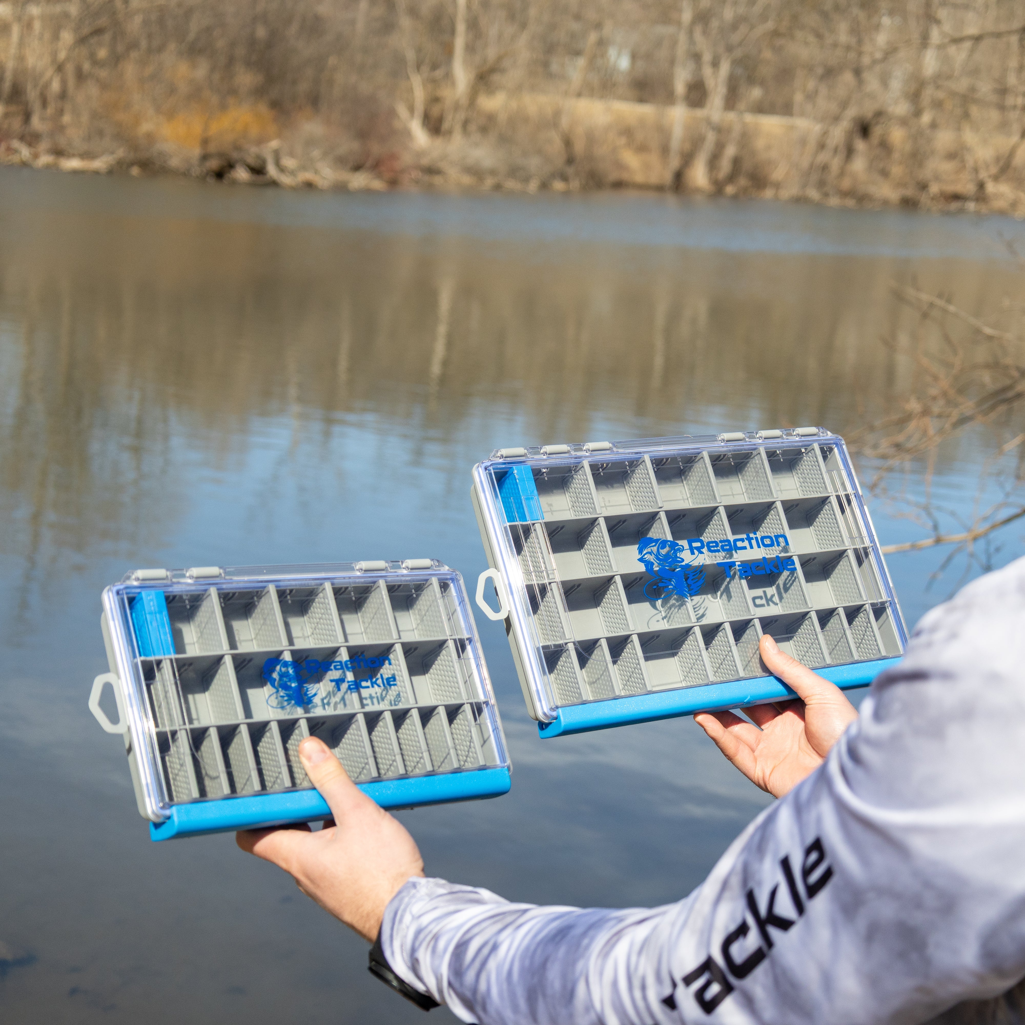 Reaction Tackle Ultra Elite Tackle Tray- Water Resistant with Single Clip Design - New