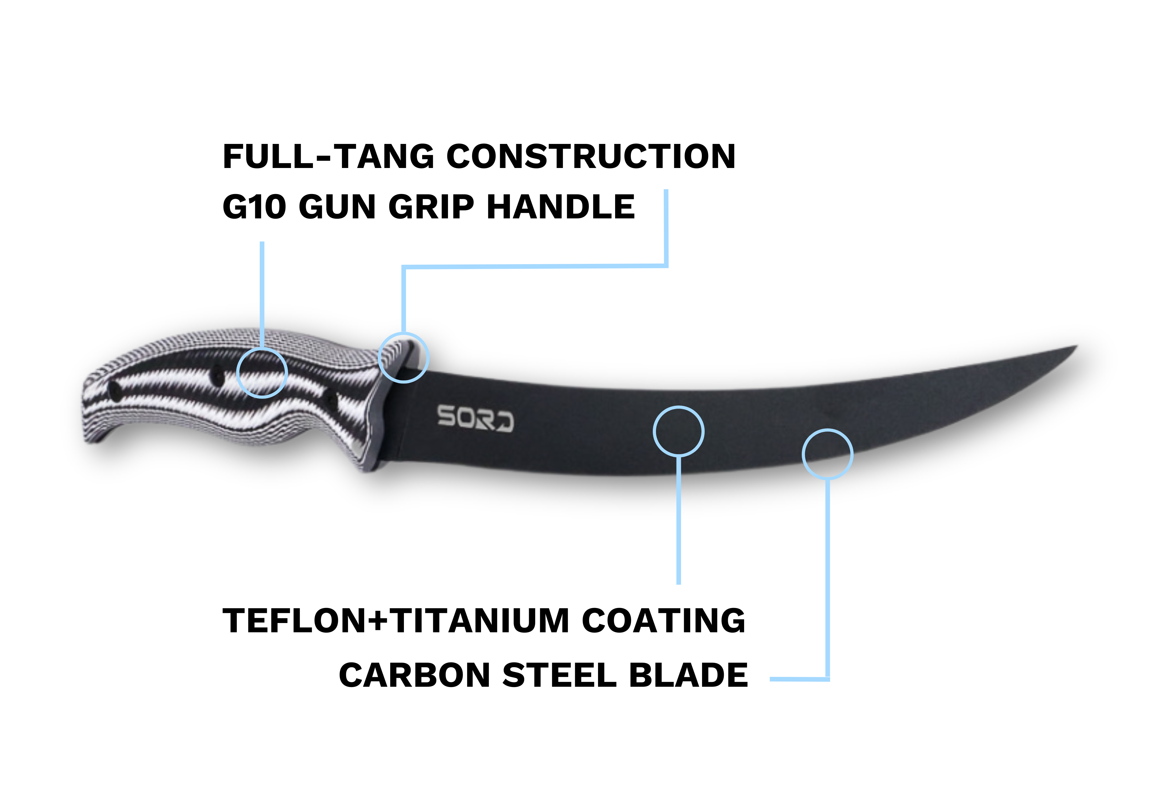 9" FILLET KNIFE - MEDIUM FLEX