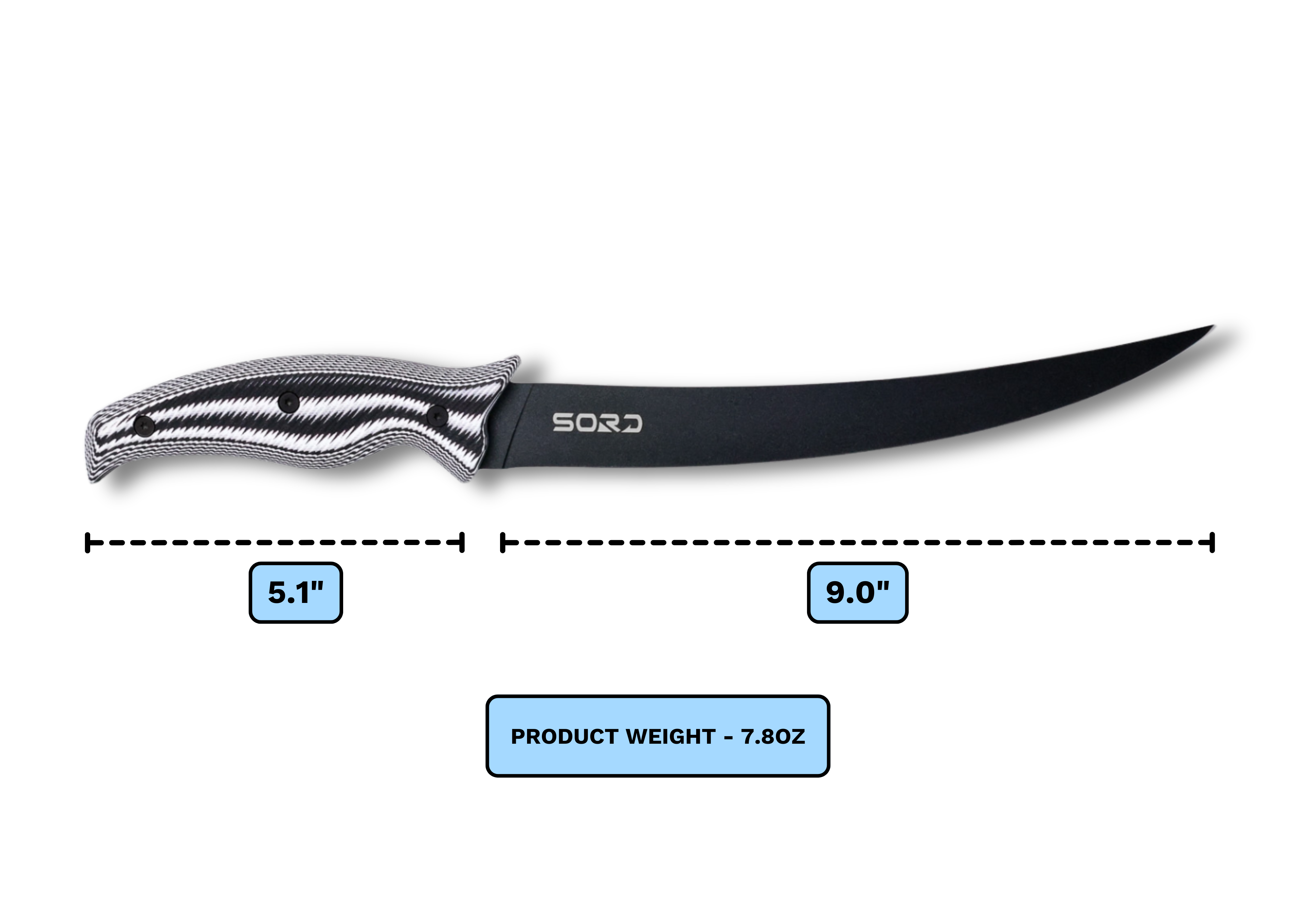 9" FILLET KNIFE - MEDIUM FLEX