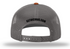 Shut Up & Fish Flag Patch - Gray/Charcoal/Orange