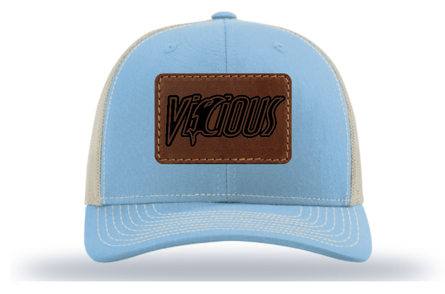 Vicious Logo Hat  - Columbia Blue/Khaki