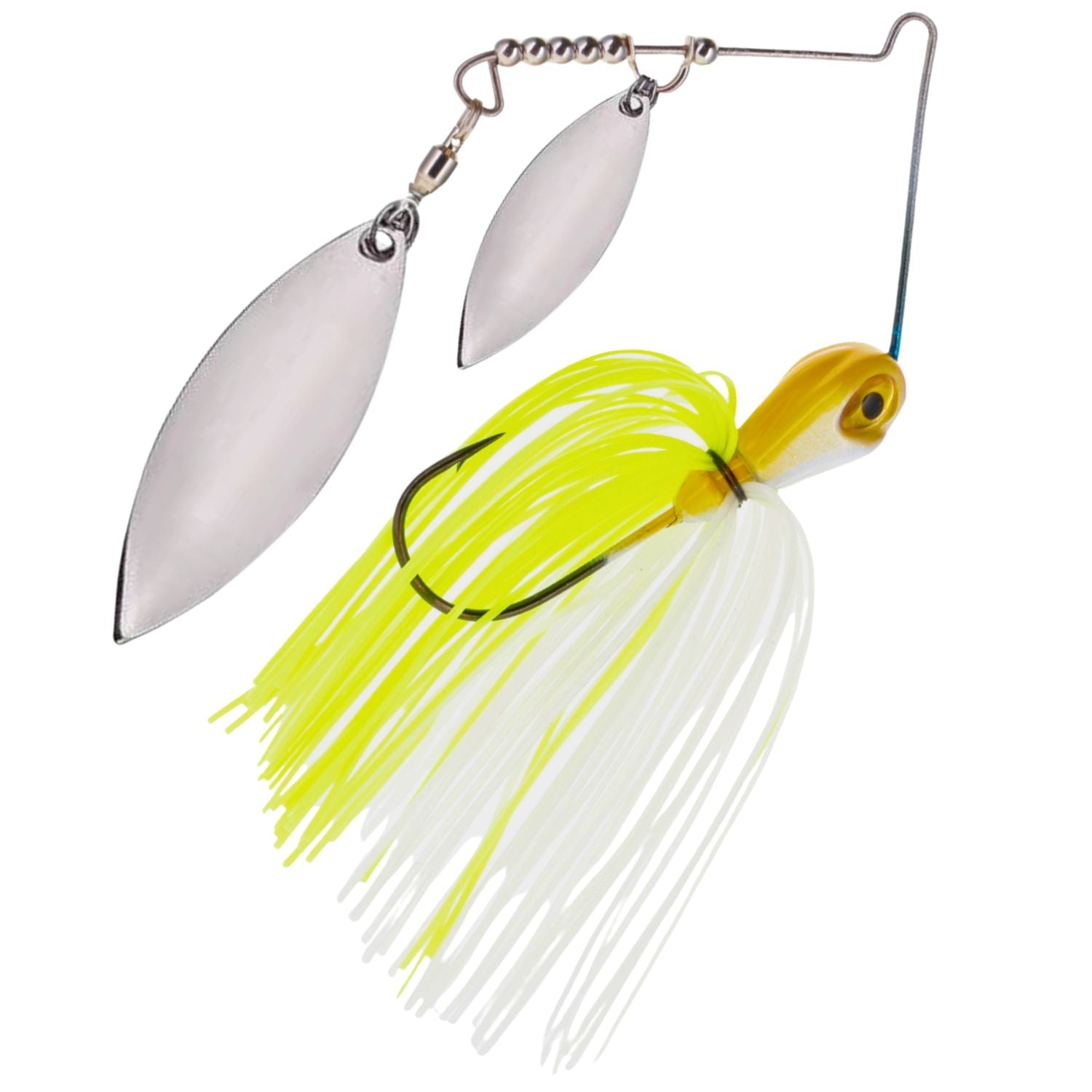 Reaction Tackle Tungsten Double Willow Blade Spinnerbait Jigs (2-Pack)