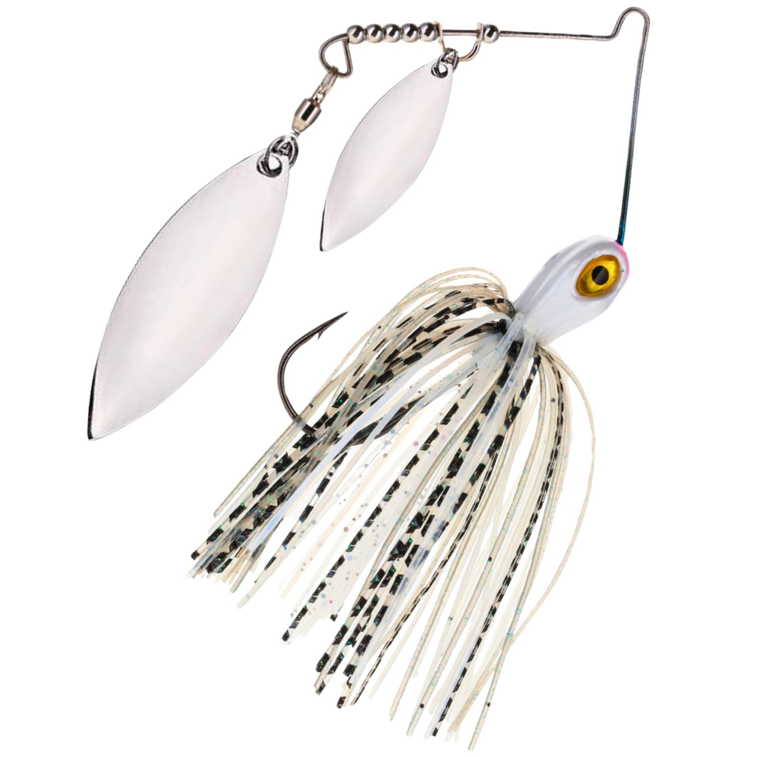 Reaction Tackle Tungsten Double Willow Blade Spinnerbait Jigs (2-Pack)