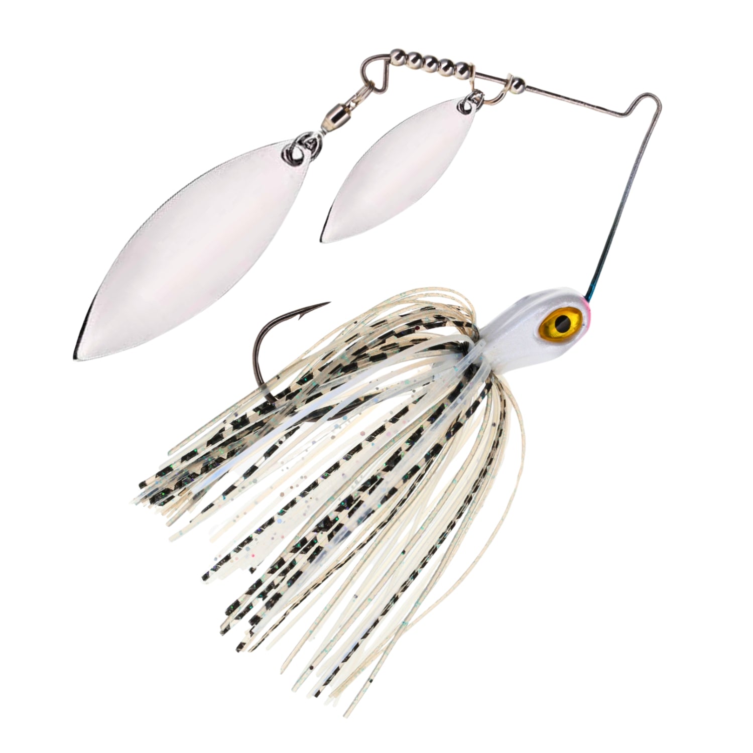 Reaction Tackle Lead Double Willow Blade Spinnerbait Jigs (3-Pack)