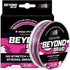 Beyond Braid Pink Python Hi-Vis Braided Fishing Line