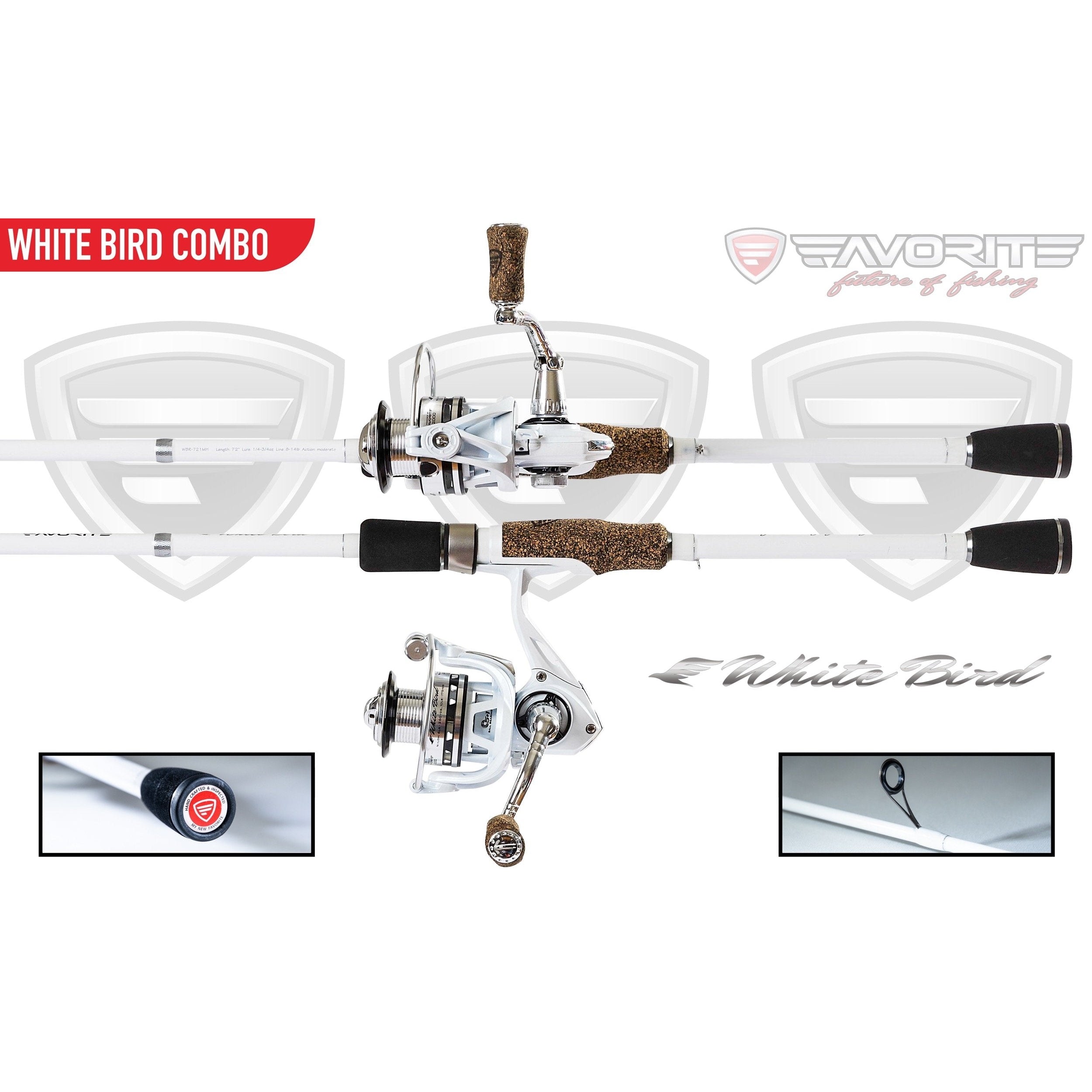 Favorite Fishing - White Bird Spinning Combo