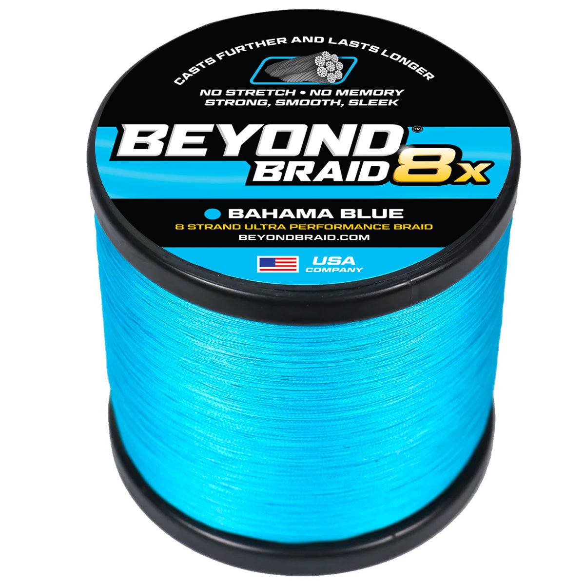 Beyond Braid Pro Grade Braided Fishing Line - 300 Yards