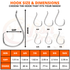 Double Offset Circle Hooks 8/0 - Value Pack