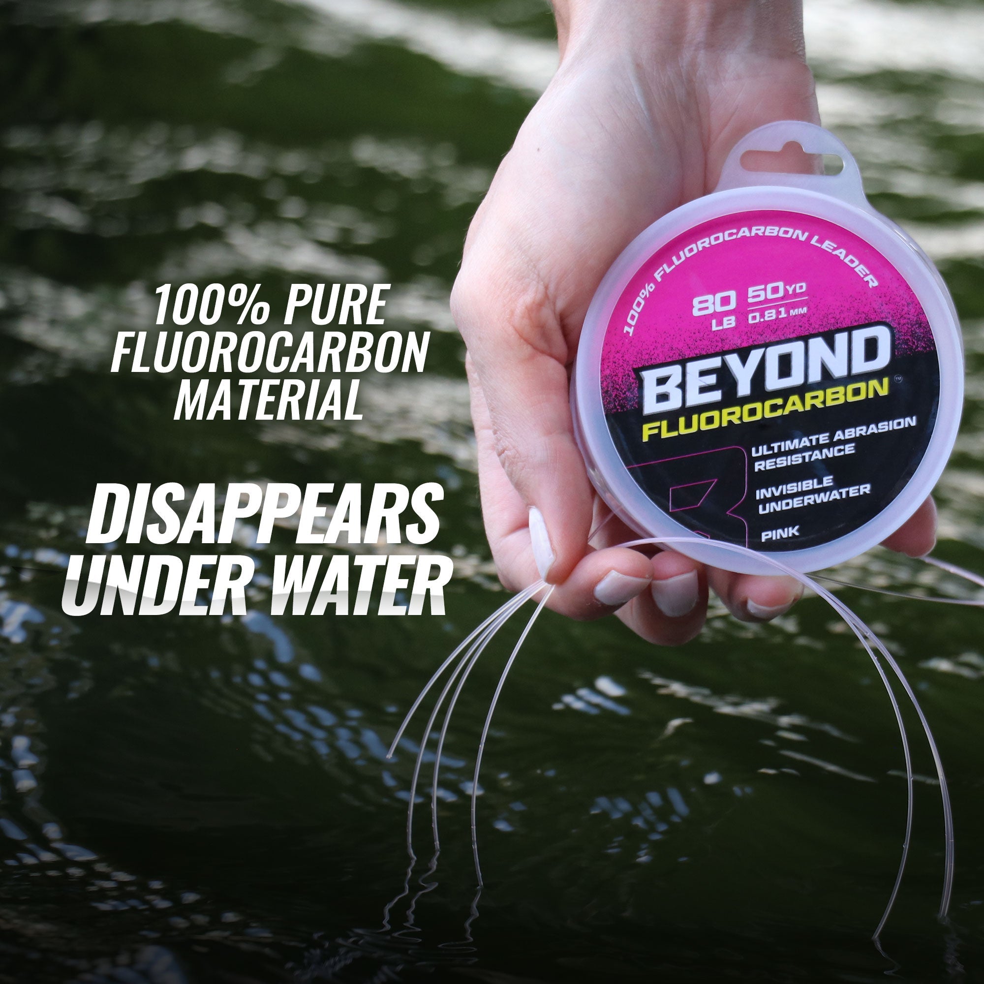 Beyond Fluorocarbon Leader Material 50 Yards - Clear