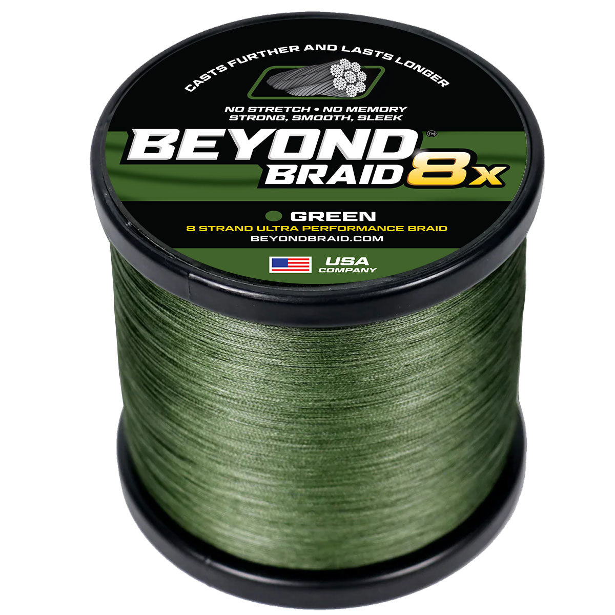 Beyond Braid Pro Grade Braided Fishing Line - 300 Yards