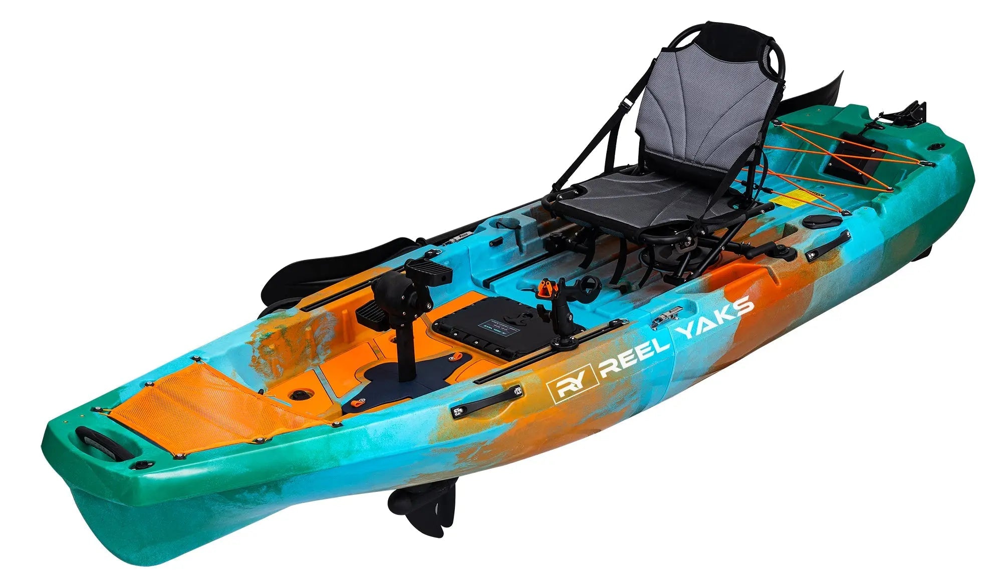10ft Modular Propeller Pedal Fishing Kayak – Reel Yaks Radar – Jig Shack Outdoors
