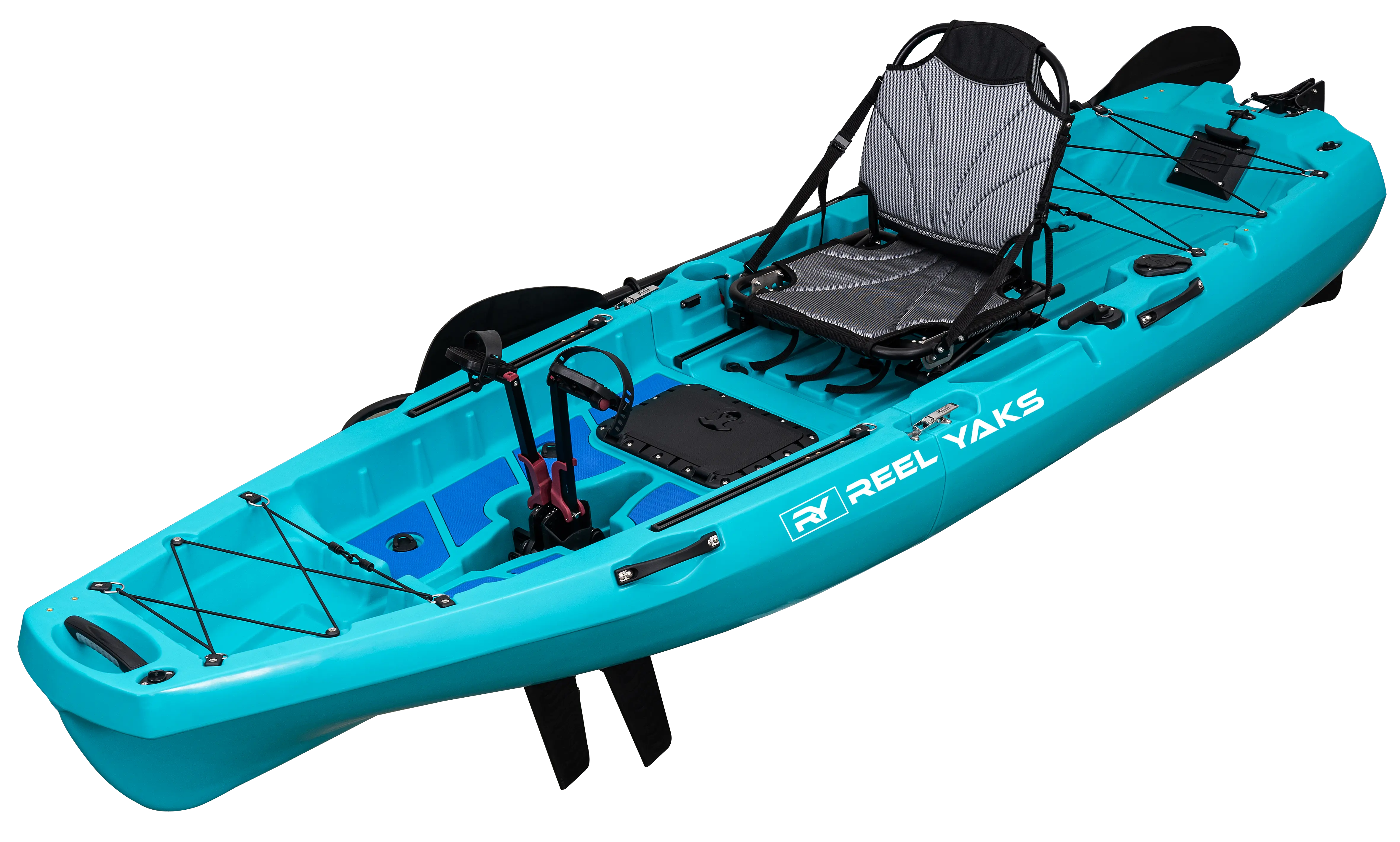 10ft Radar Modular Fin Drive Pedal Fishing Kayak | 430lbs Capacity | 2 Piece