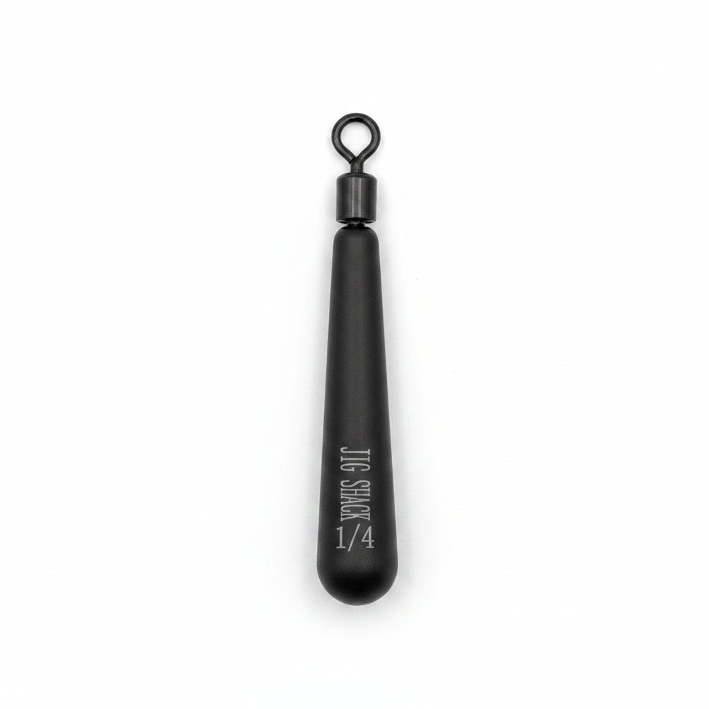 Tungsten Free Rig Weight - Loop Eye Barrel Drop Shot - Swivel Eye - (Per 1) Jig Shack Exlcusive