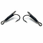 Double Shank Weighted Tungsten Urchin Hooks (2 Pack) - Multiple Sizes