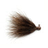 Jig Shack Hand Tied Ball Hair Jigs - Brown