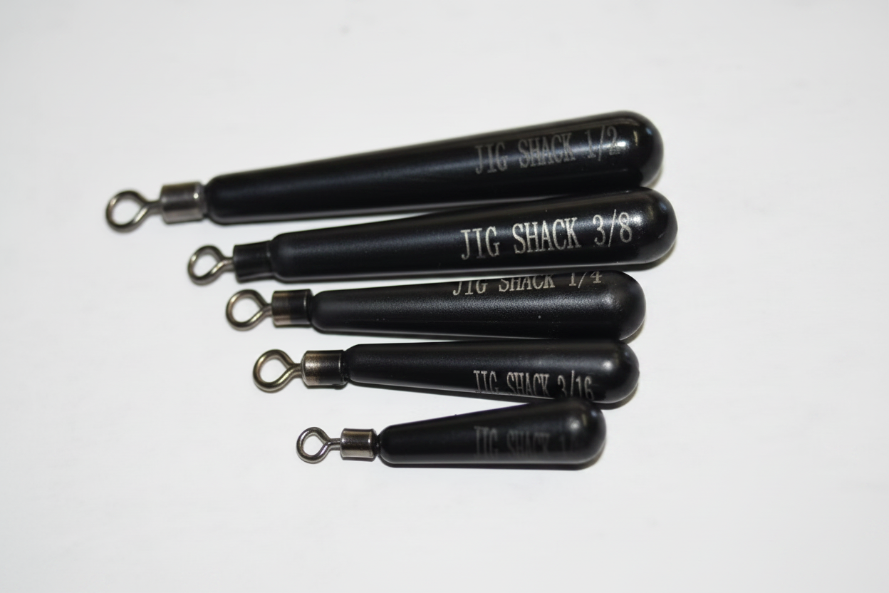 Tungsten Loop Eye Barrel Drop Shot Weight (Free Rig Weight)