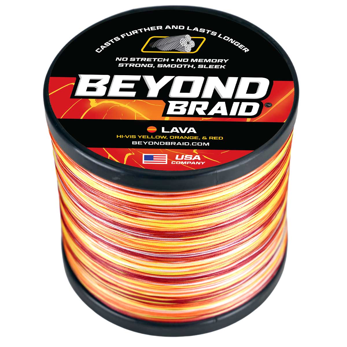 Beyond Braid Pro Grade Braided Fishing Line - 300 Yards