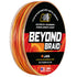 Beyond Braid Lava Hi-Vis Braided Line - Red, Orange & Yellow