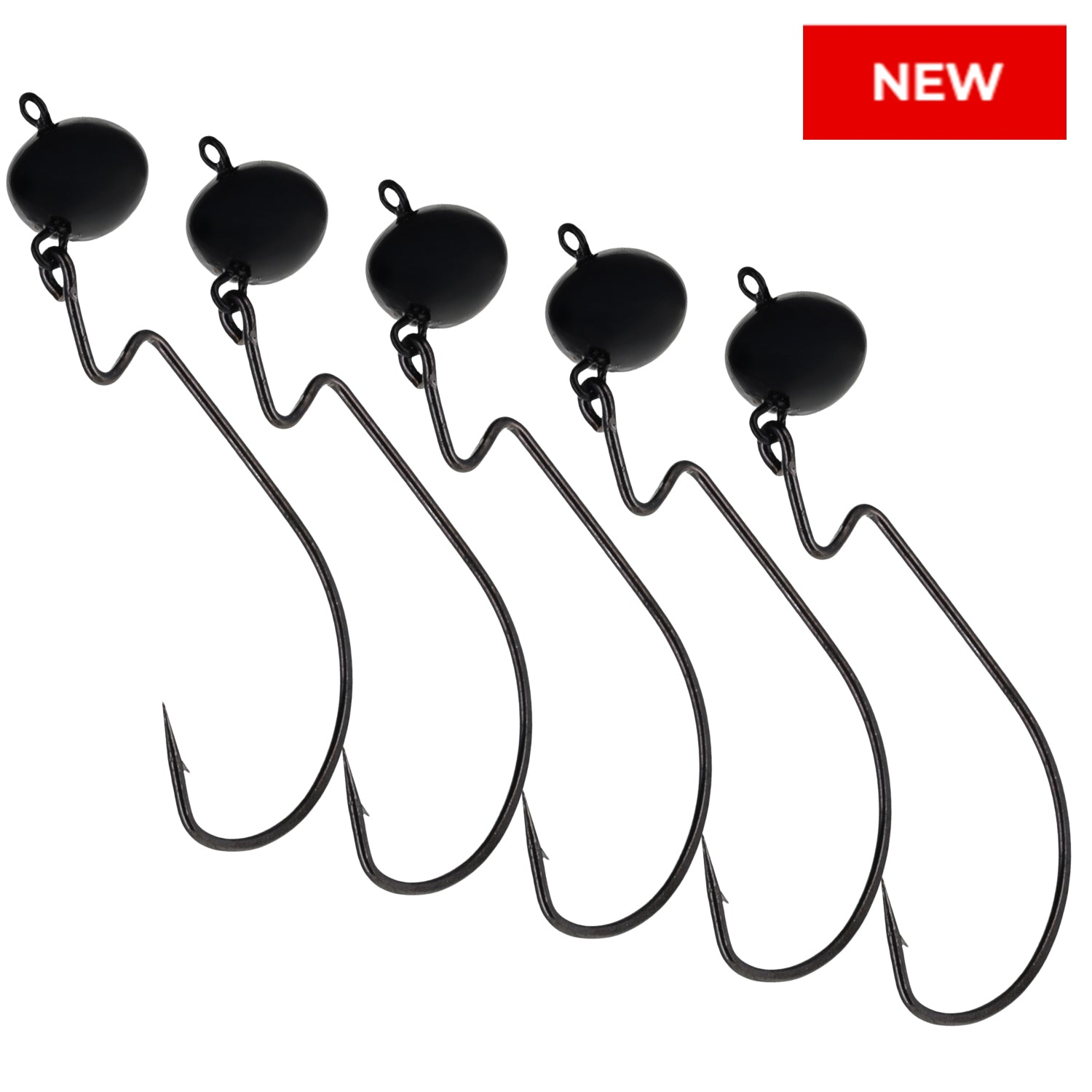 Reaction Tackle Lead Swing Football Jigs - 5-PACK