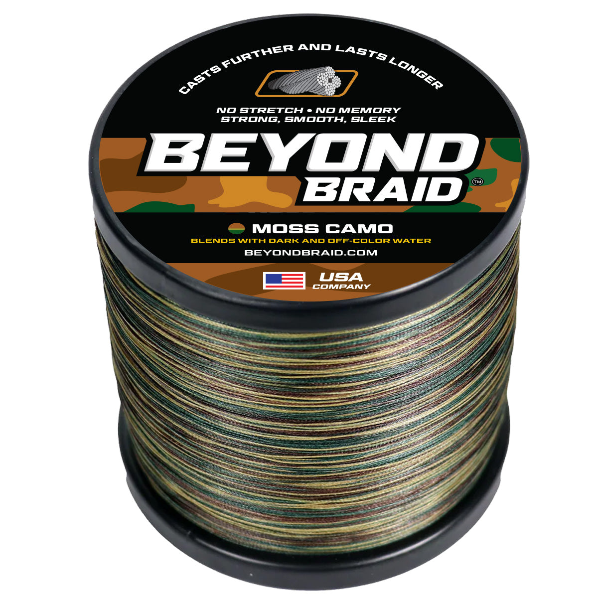 Beyond Braid Pro Grade Braided Fishing Line - 300 Yards