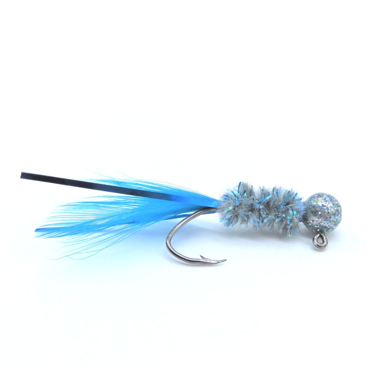Hand Tied Crappie Jigs  - Rooster Hackle Tail