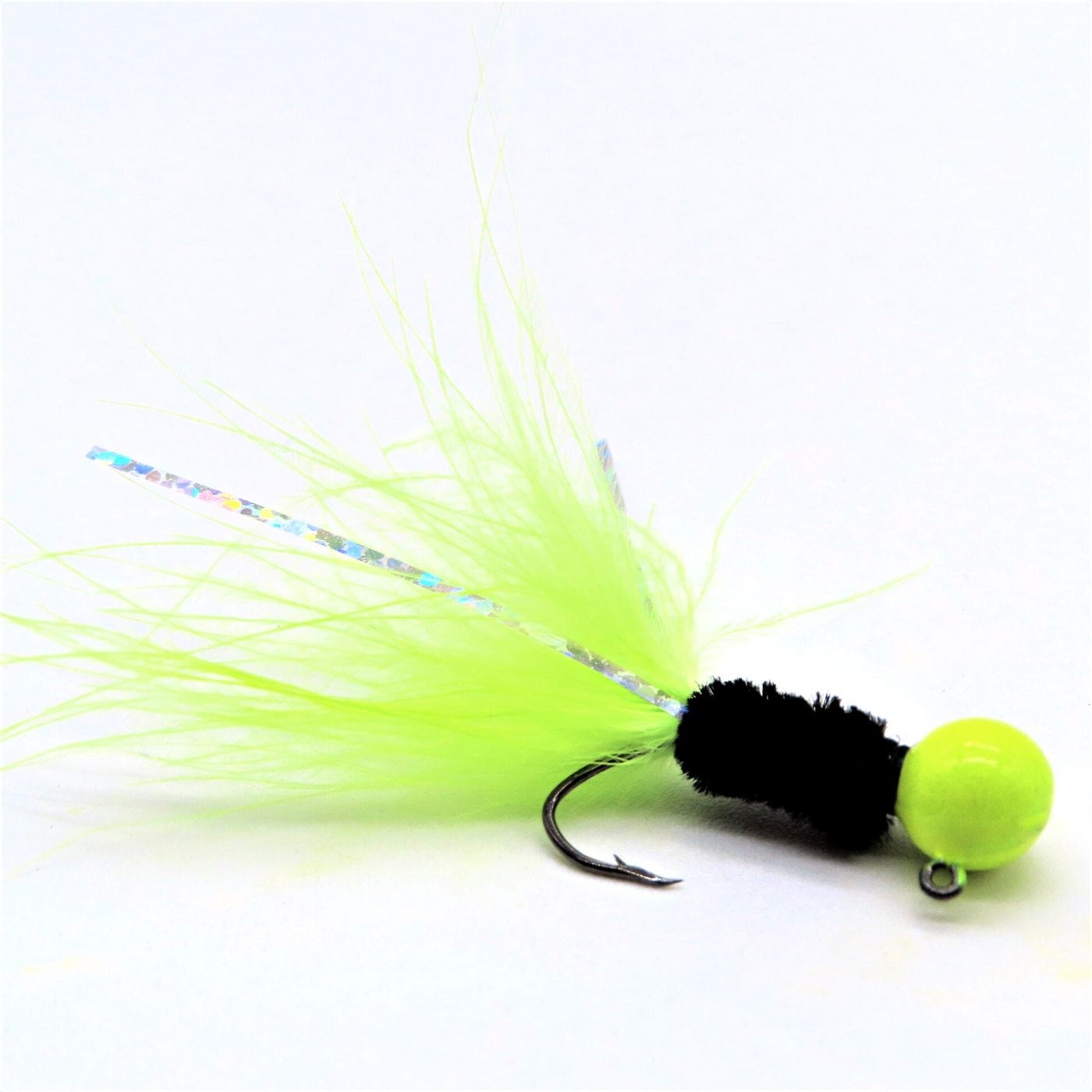 Hand Tied Crappie Jigs  - Marabou Tail