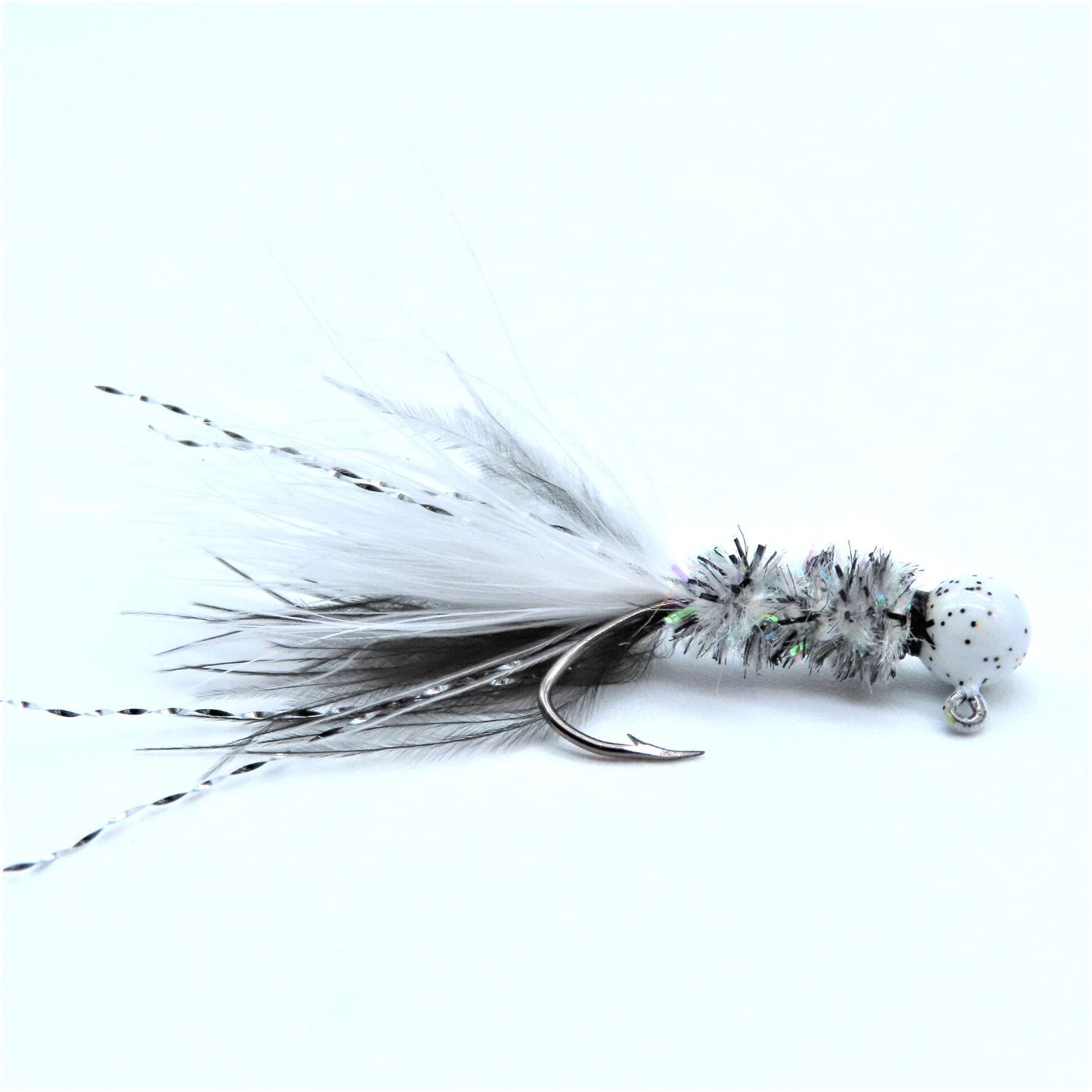 Hand Tied Crappie Jigs  - Marabou Tail