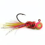 Hand Tied Crappie Jigs  - Rooster Hackle Tail