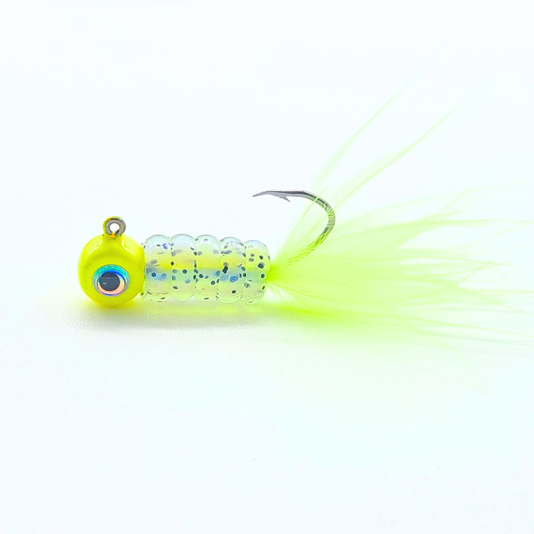 Hand Tied Crappie Jigs - Jelly Belly