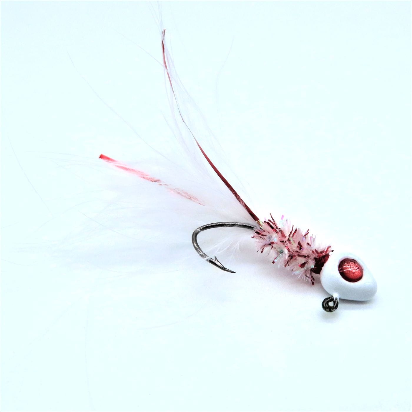 Hand Tied Crappie Jigs  - Marabou Tail