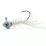 Hand Tied Crappie Jigs  - Rooster Hackle Tail