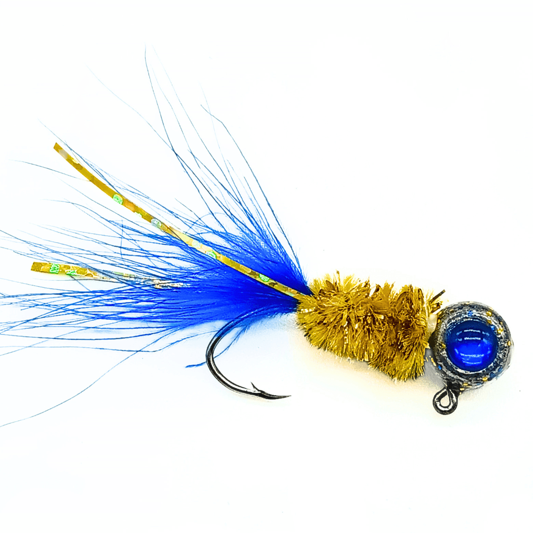 Hand Tied Crappie Jigs  - Marabou Tail