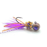 Hand Tied Crappie Jigs  - Rooster Hackle Tail