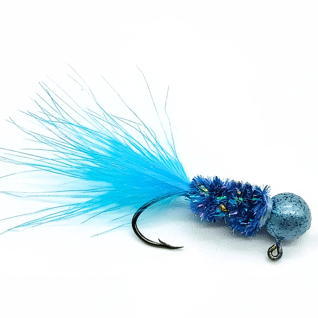 Hand Tied Crappie Jigs  - Marabou Tail