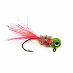 Hand Tied Crappie Jigs  - Rooster Hackle Tail
