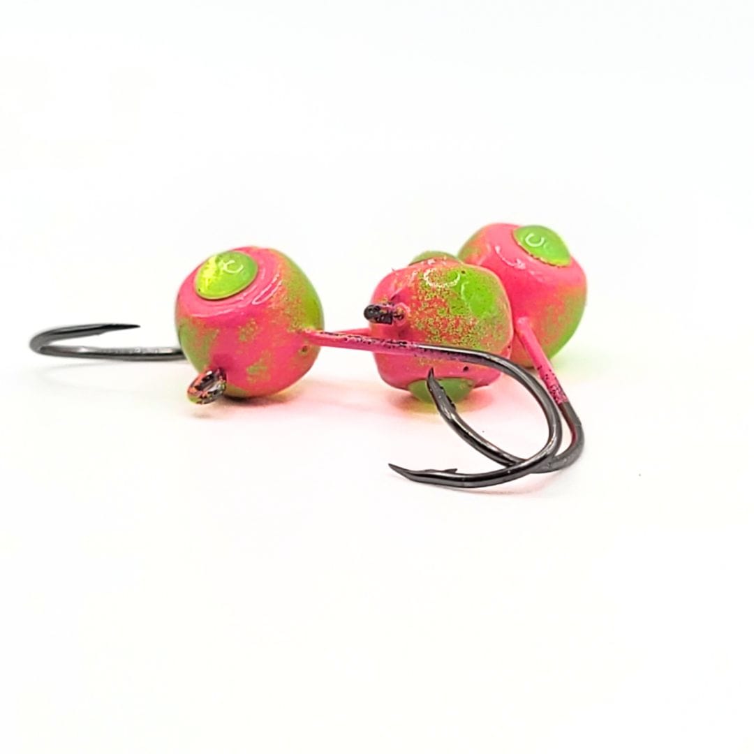 Free Style Jig Heads - 3D Eyes - 12 Pack - No Collar