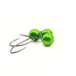 Round Jig Heads - 1/32- 1/16 - 1/8 - 12 Pack - No Collar
