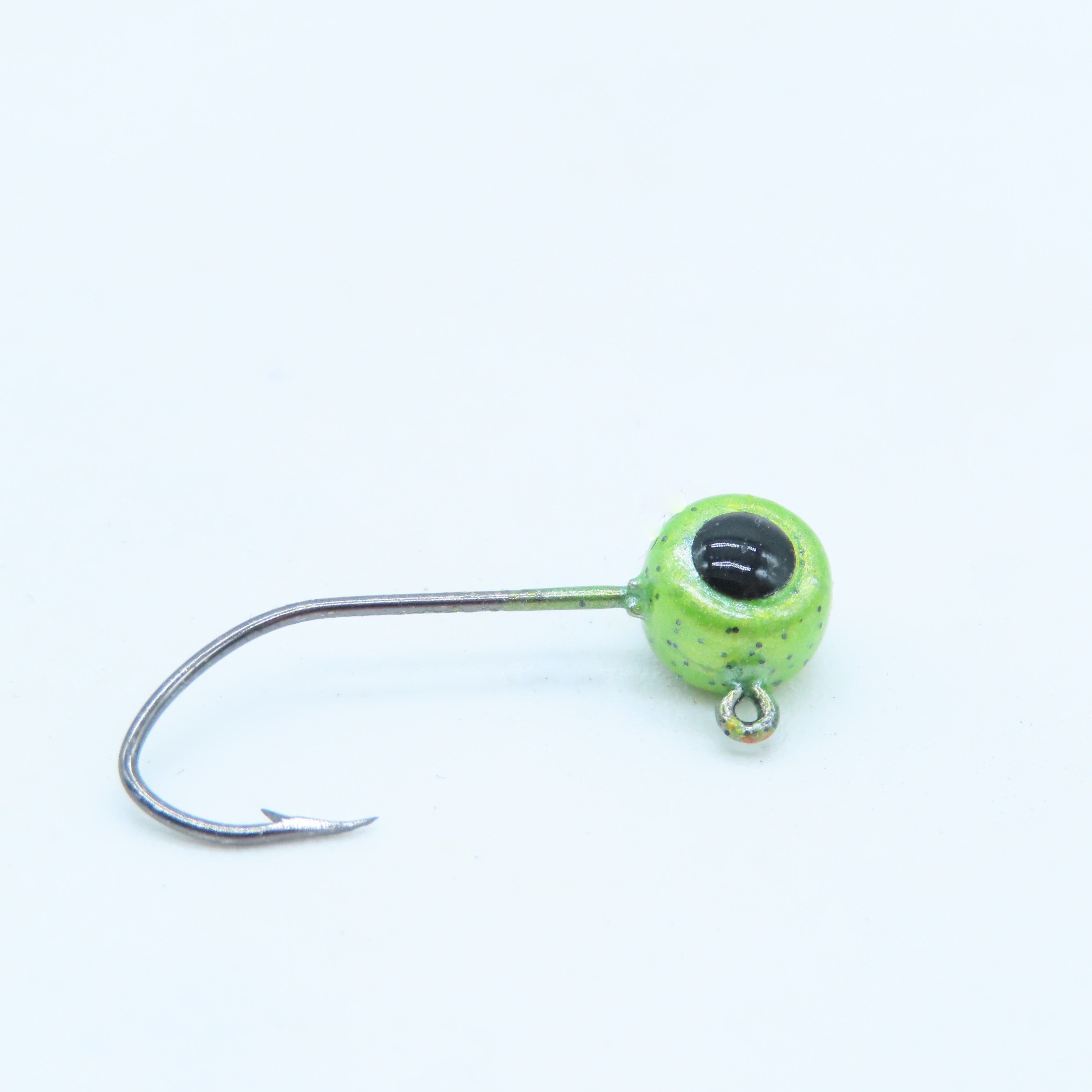Free Style Jig Heads - 3D Eyes - 12 Pack - No Collar