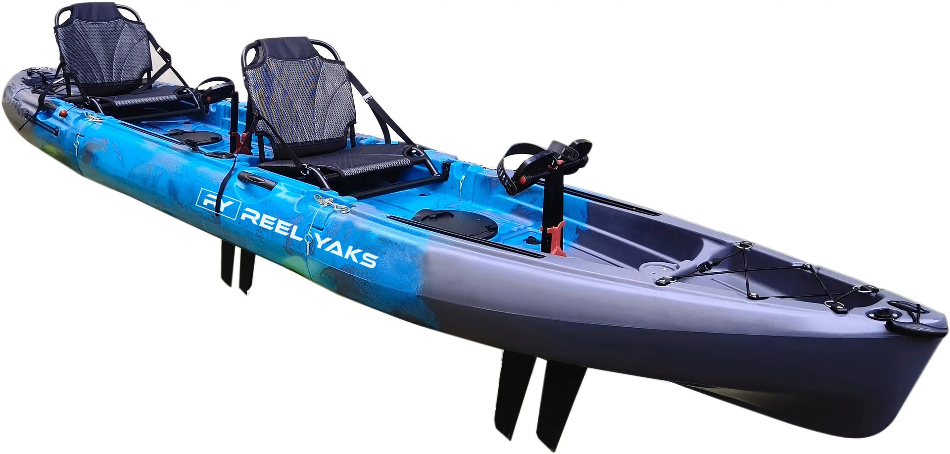 Raptor 14ft Tandem | Fin & Prop Drive | Modular Fishing Kayak Custom / in 4