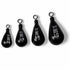 Tungsten Tear Drop Loop Eye Weights - Jig Shack Exclusive