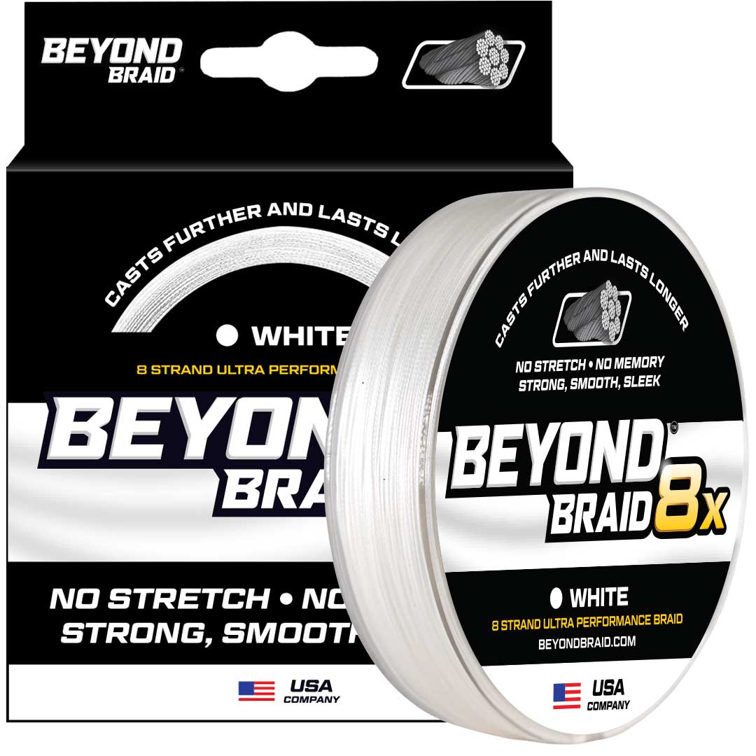 Beyond Braid White 8X Ultra Performance 8 Strand Braided Line